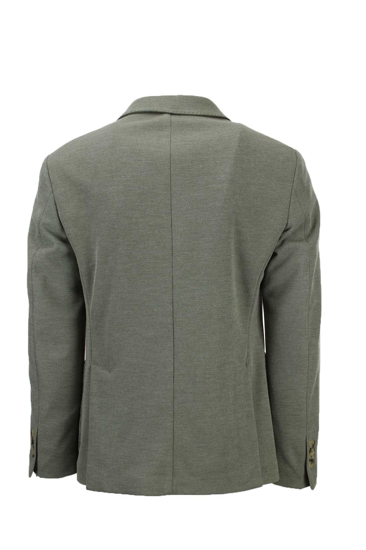 Giacca monopetto in tessuto stretch 