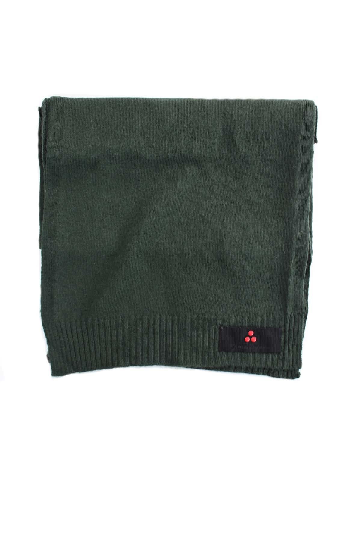 Sciarpa in misto lana con logo 