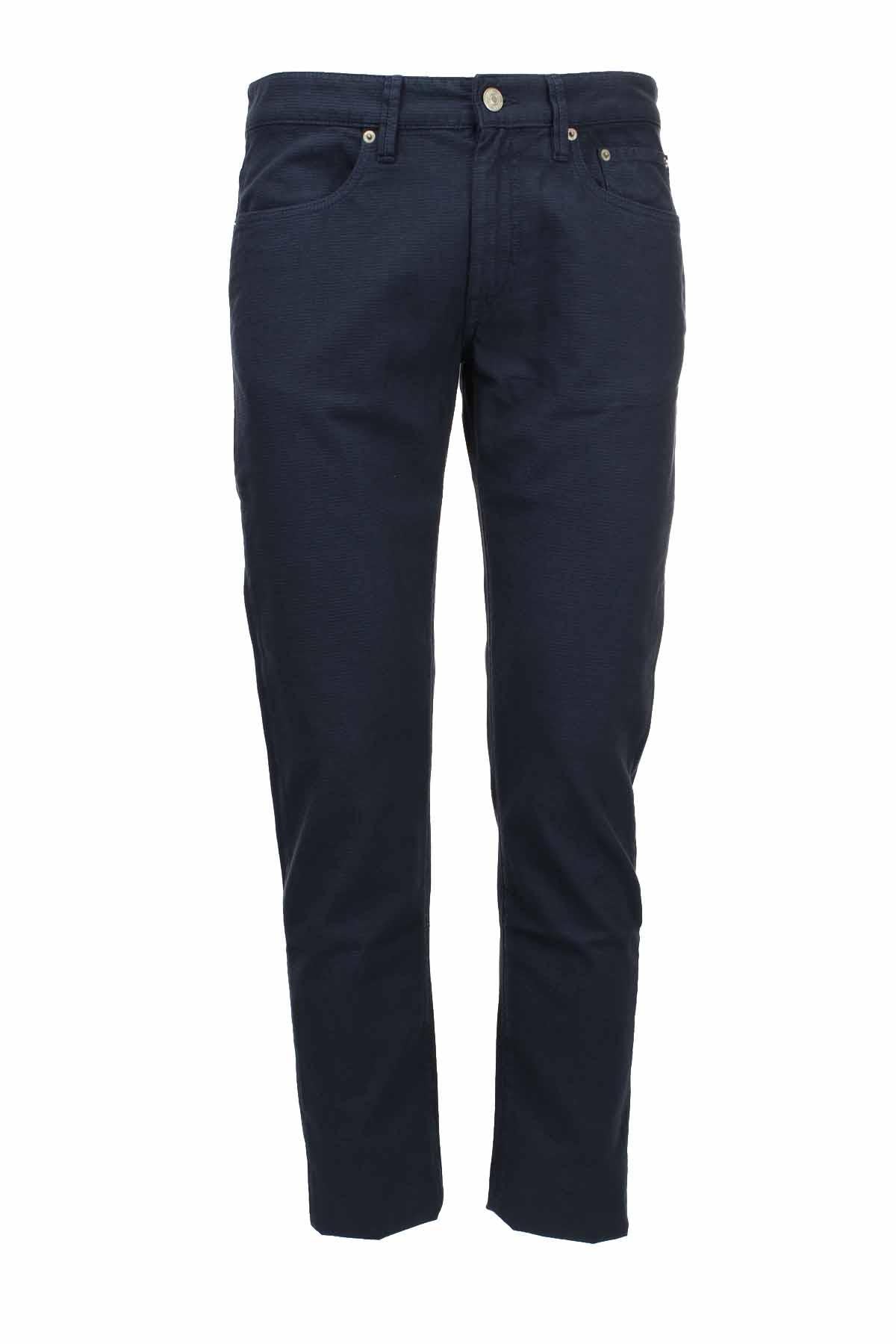 Pantalone 5 taschein cotone stretch operato 