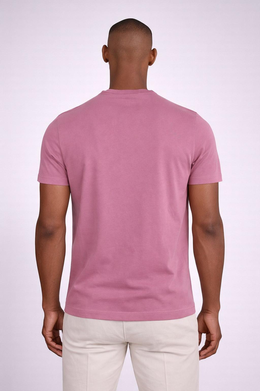 T-shirt uomo in cotone piquet con logo 
