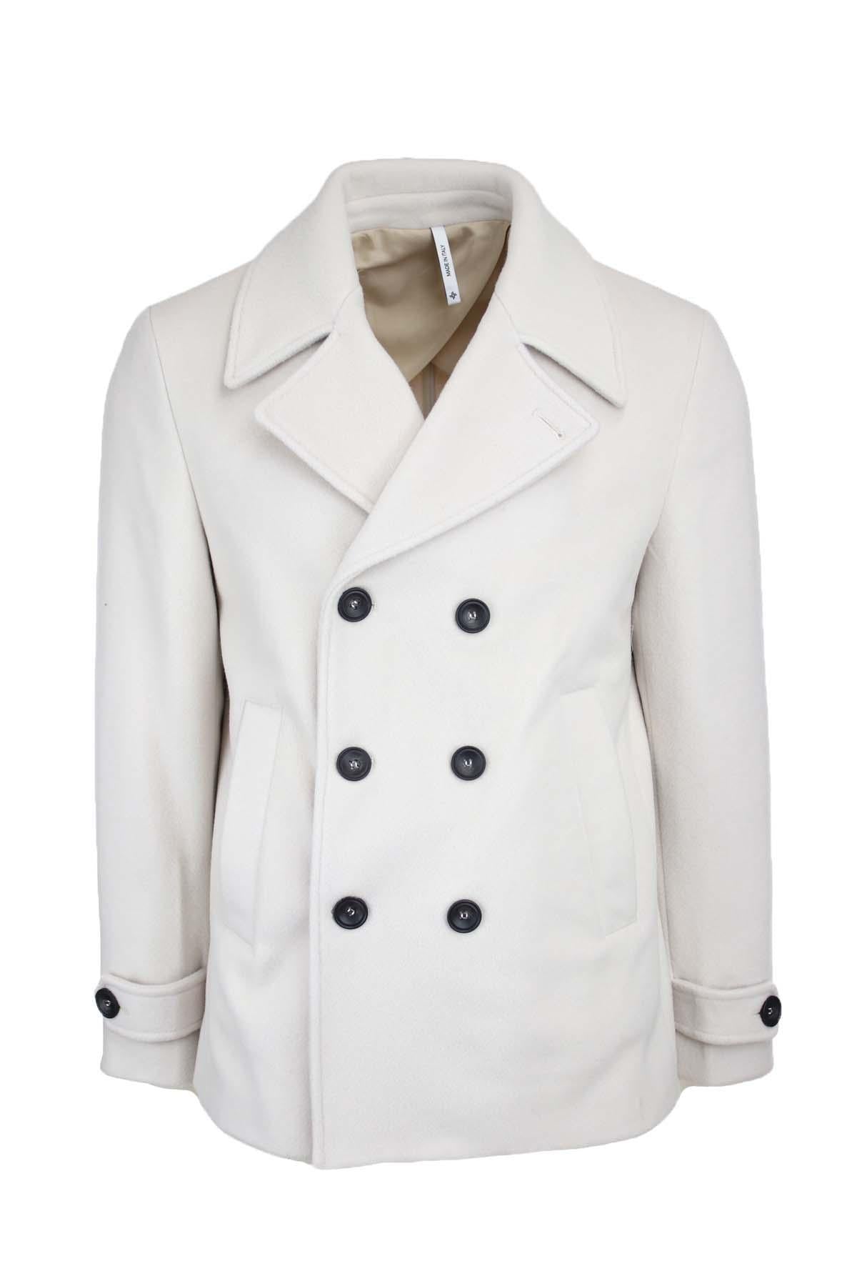 Giacca Peacoat doppiopetto in lana. 