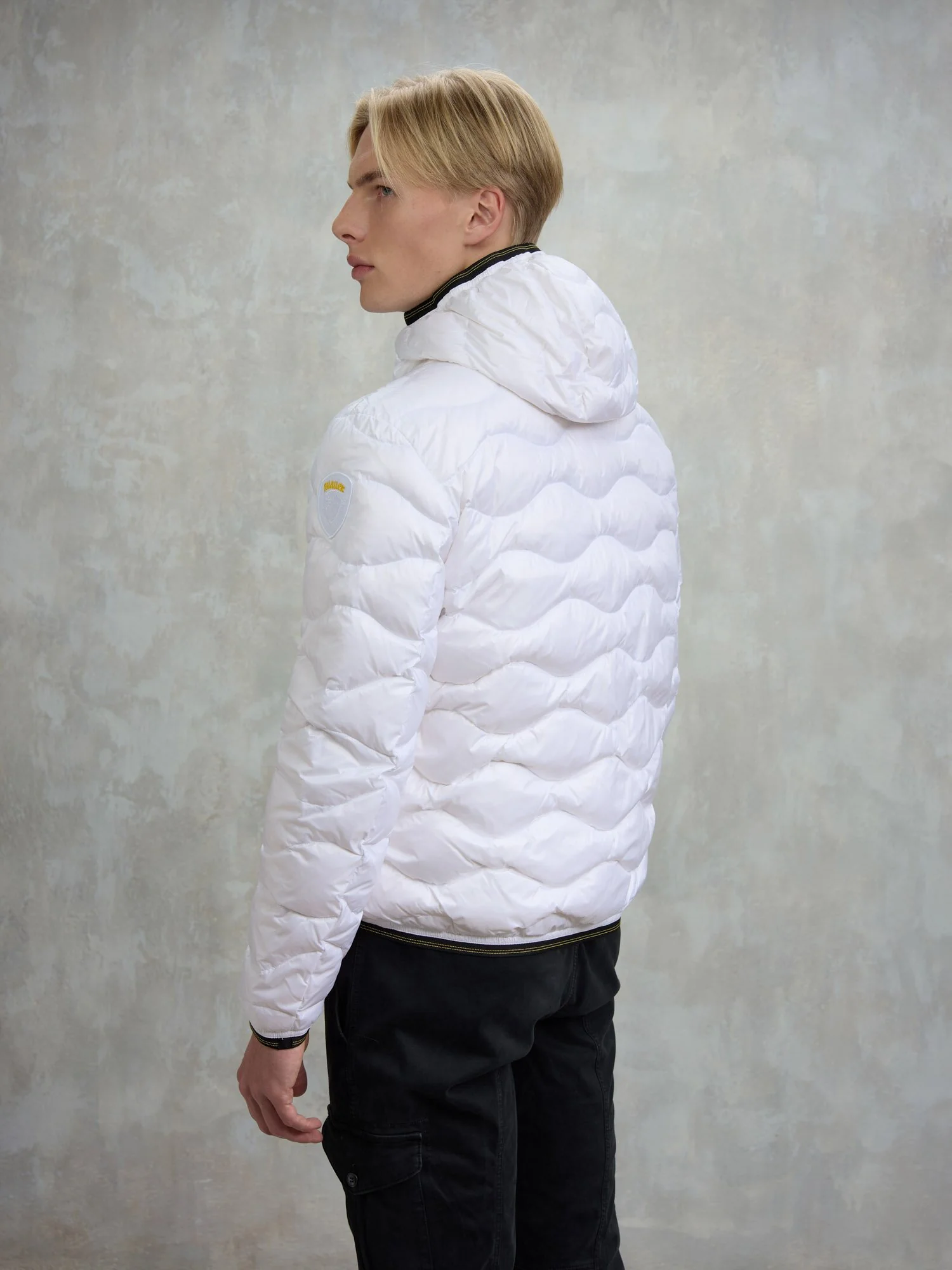 Piumino a onde con cappuccio WAVE 