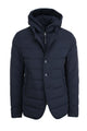 MasterH technical fabric down jacket with bib