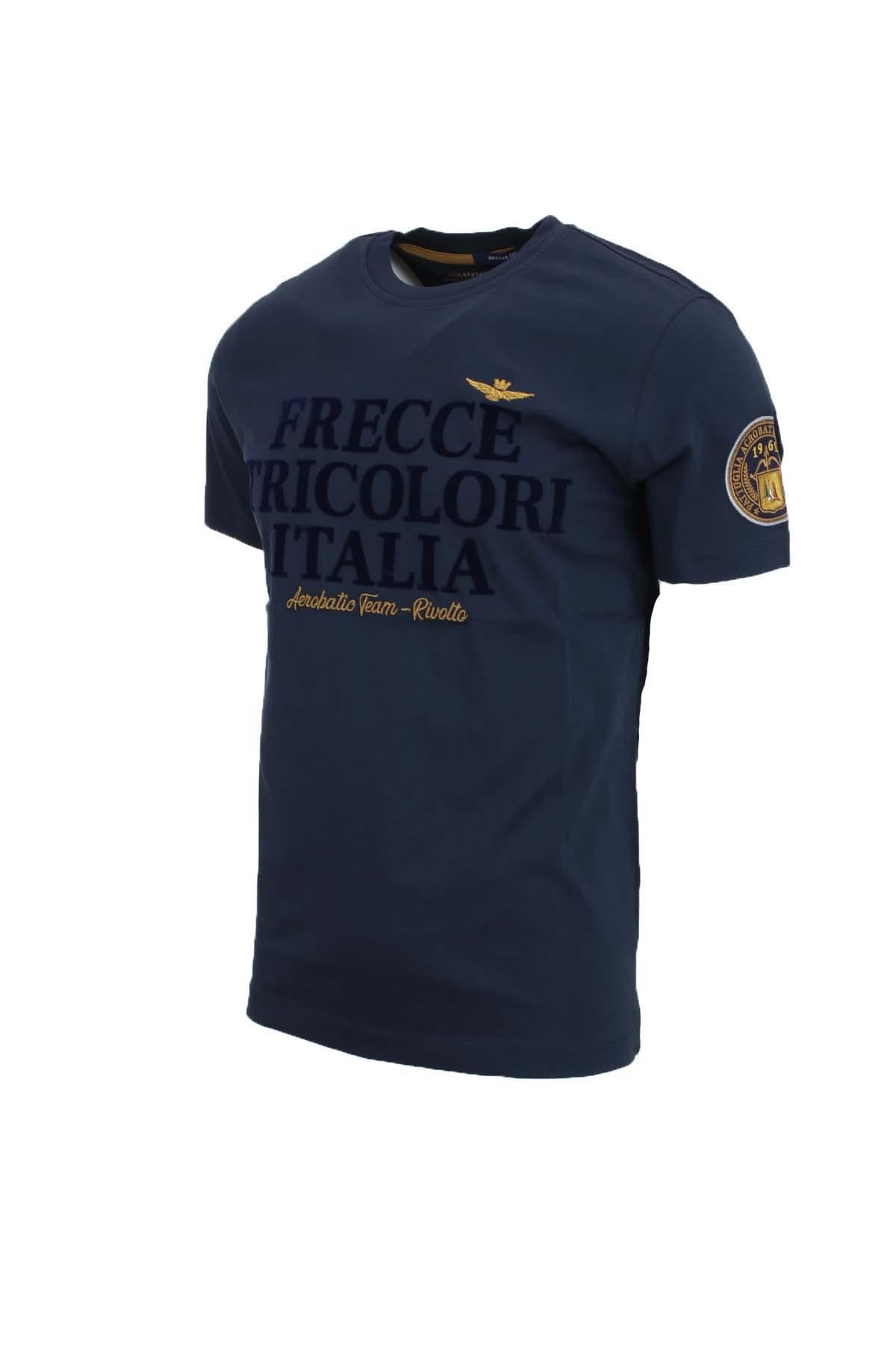 T-shirt con stampa flock Frecce Tricolori Italia 