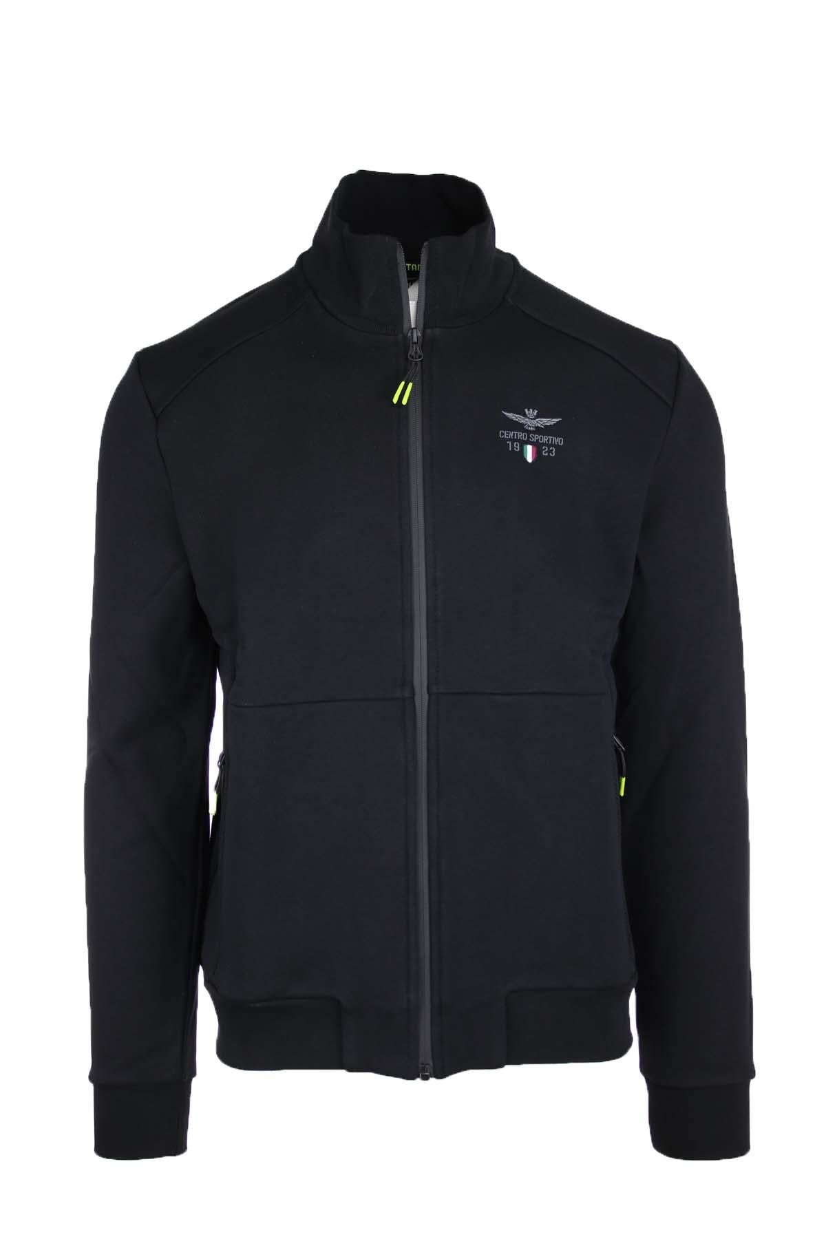 Felpa cardigan zip Centro Sportivo Aeronautica Militare Italiana 