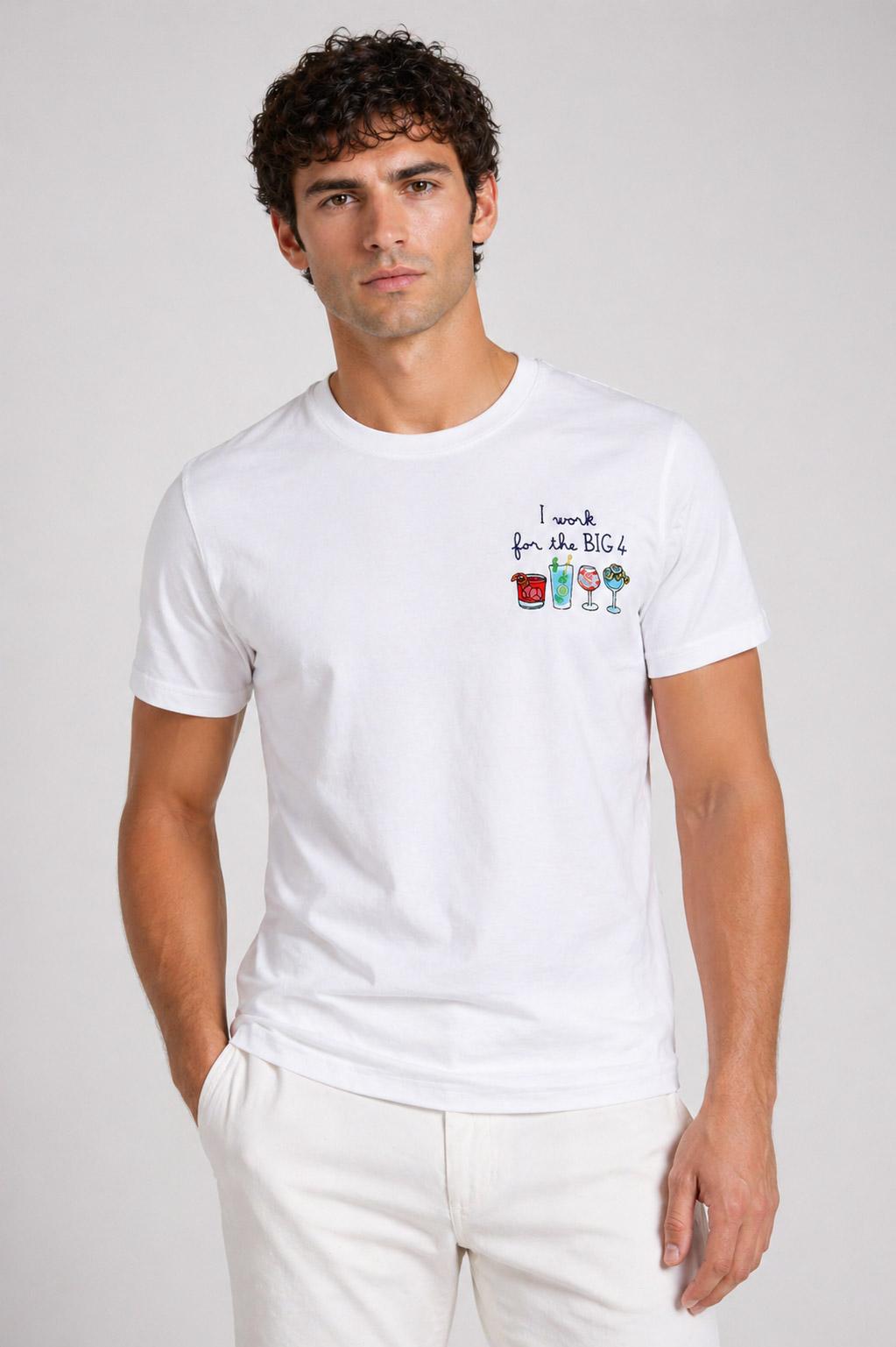 Tshirt Uomo in Cotone i work for the big 4 