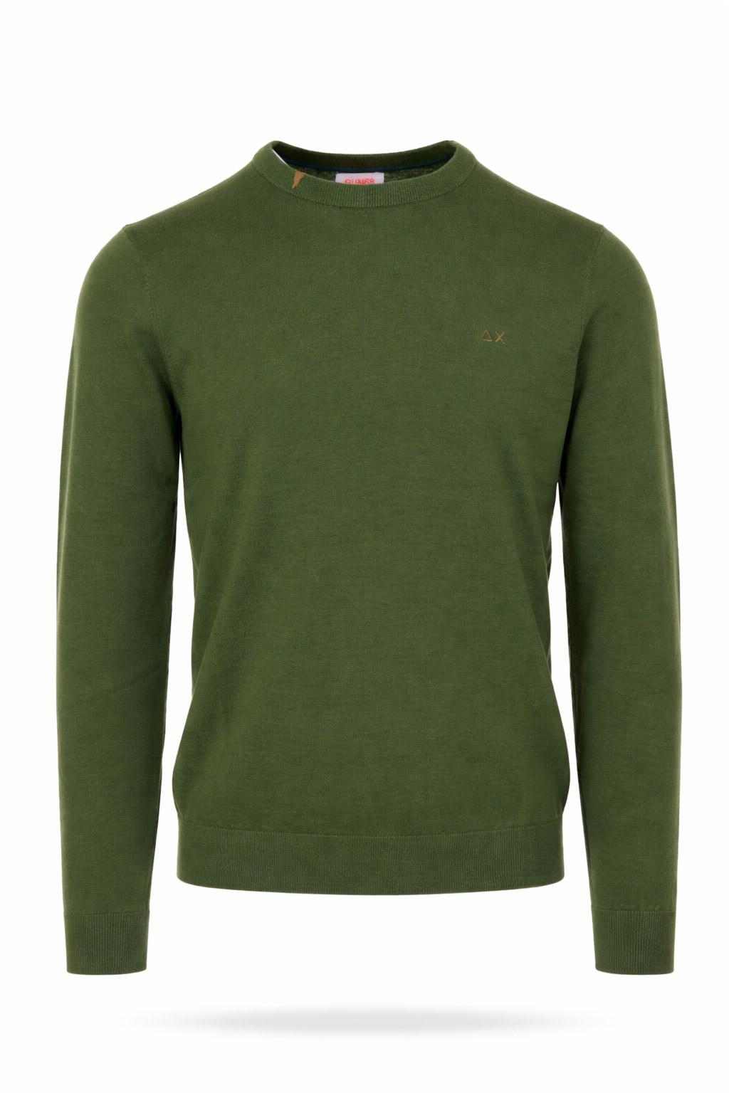 Pullover Uomo Girocollo in filo di Cotone 