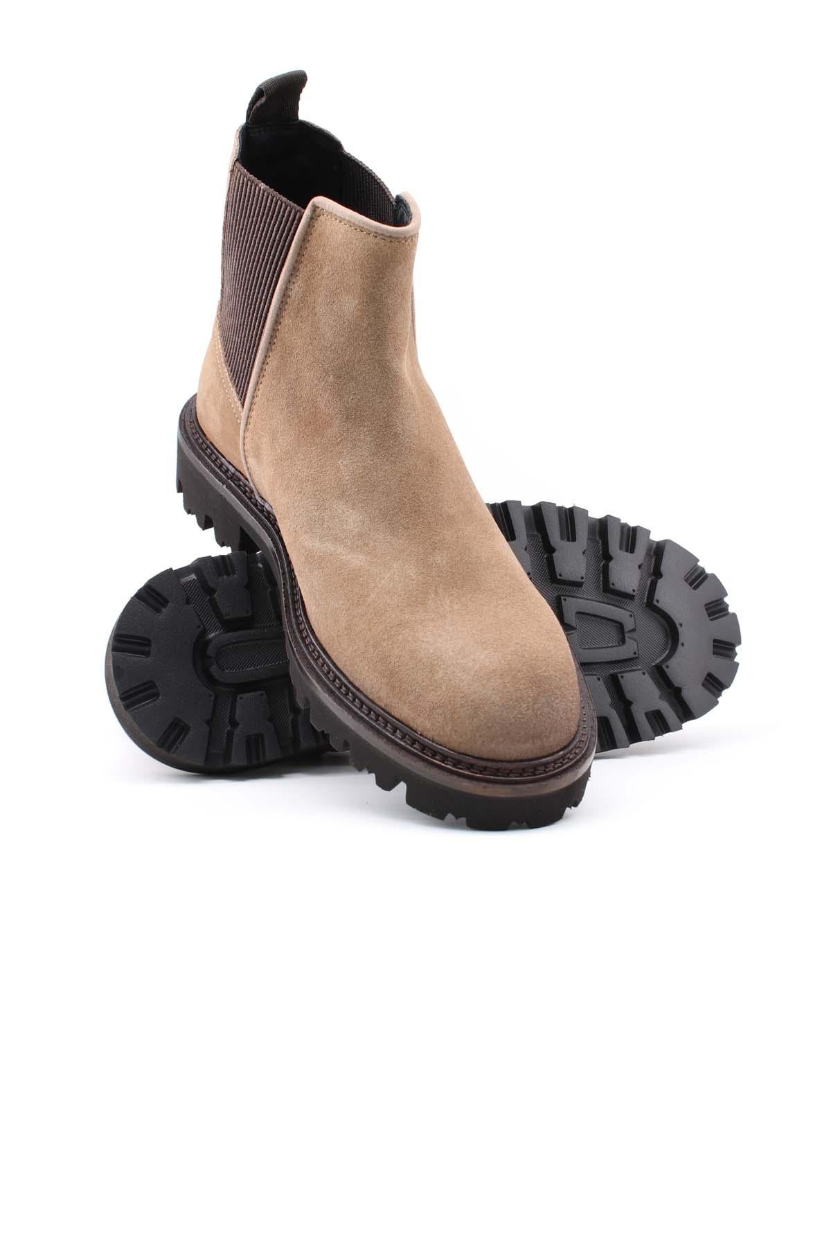 Stivaletti chelsea in pelle scamosciata 