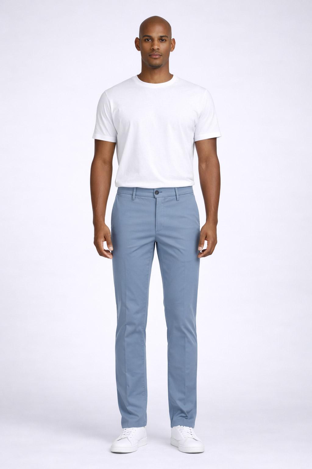 Pantalone chino in cotone stretch 