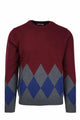 Pullover girocollo rombi