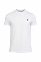 T-shirt uomo in cotone piquet con logo 