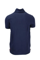 Polo mezza manica tinta unita con logo 