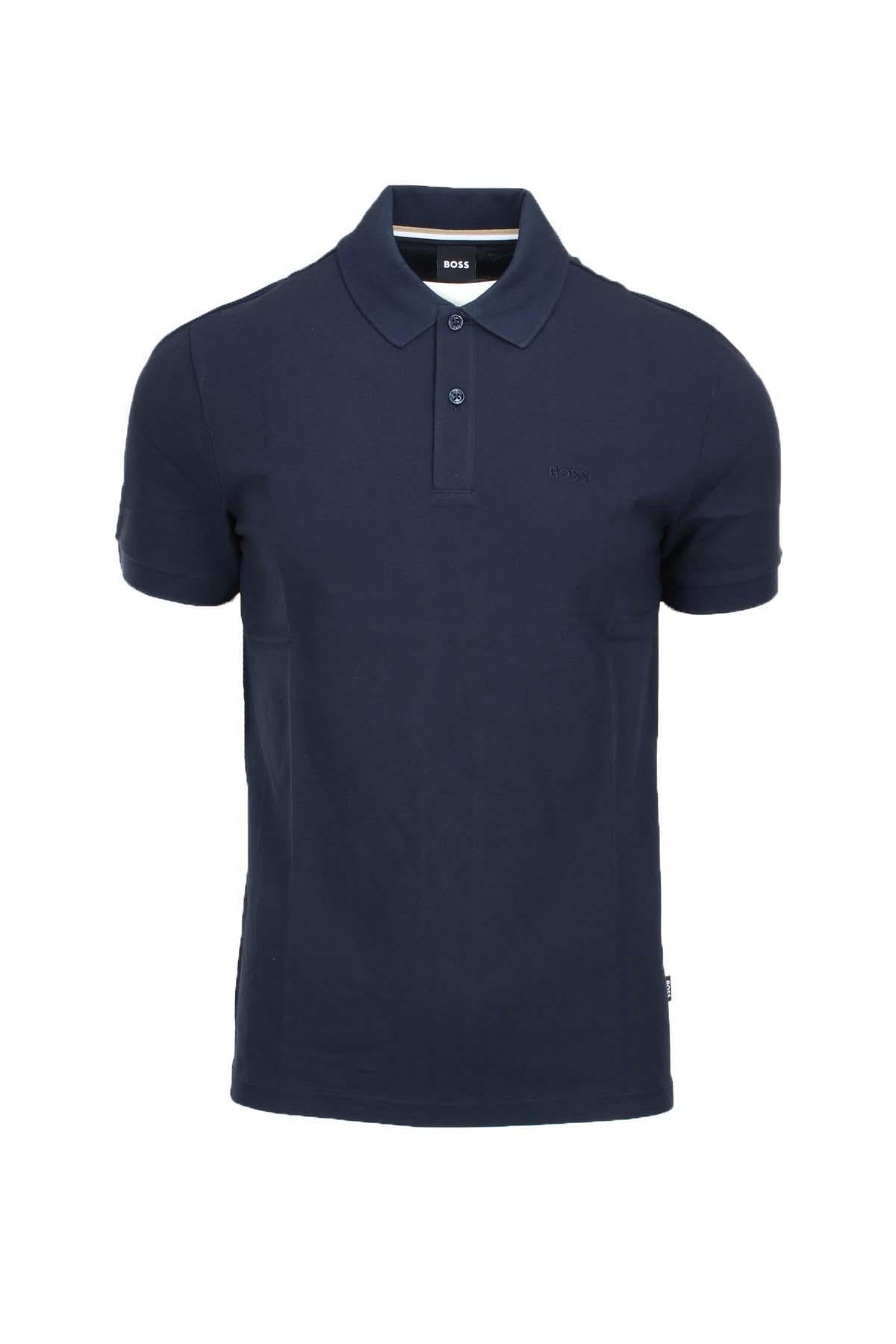 Polo mezza manica in cotone piquet con logo 
