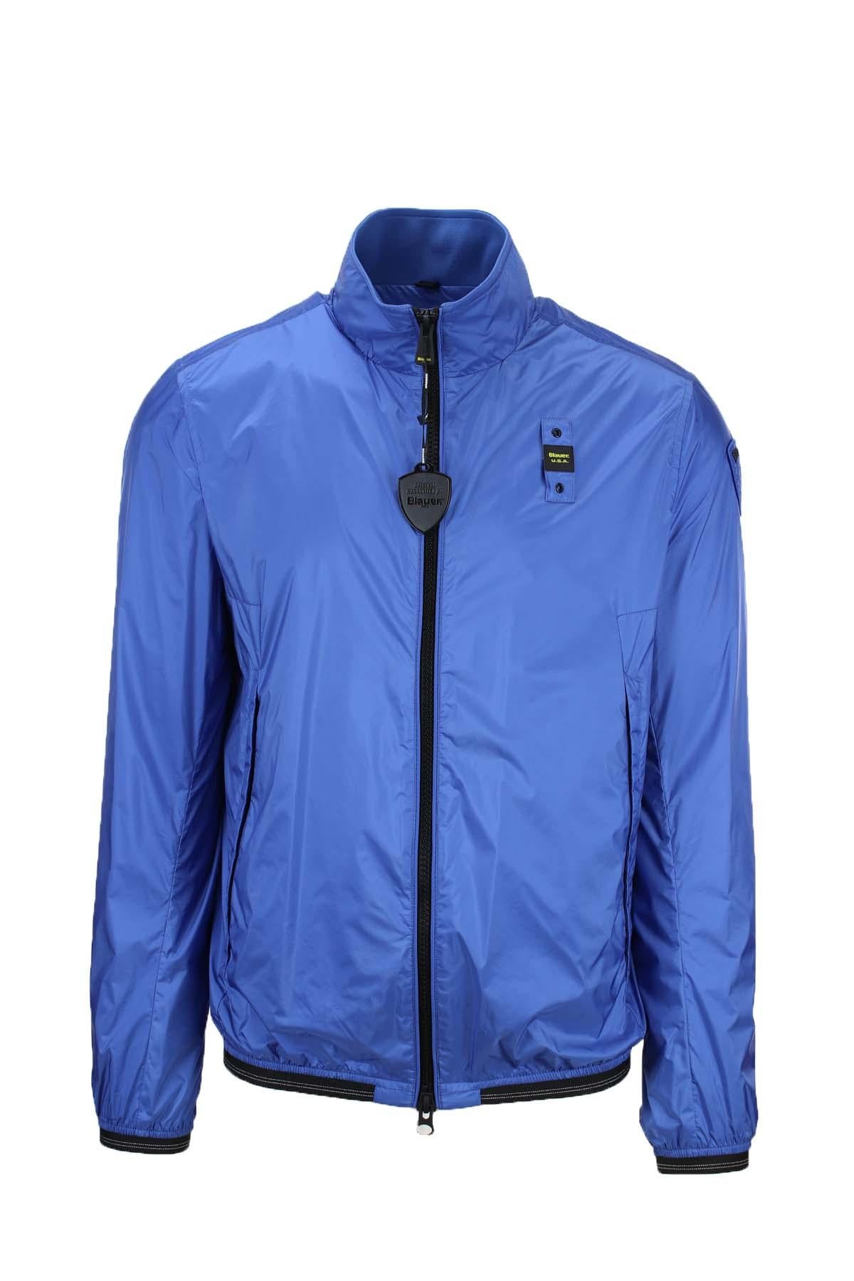 Giubbotto bomber in nylon leggero 