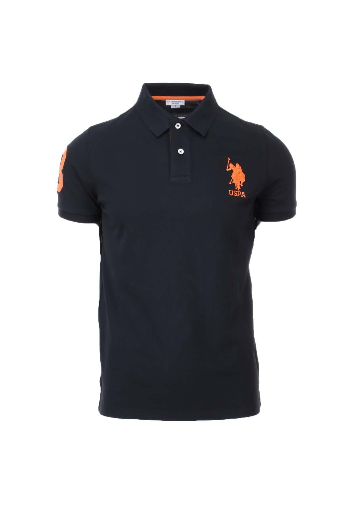 Polo mezza manica maxilogo 
