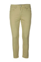 Pantalone 5 tasche in cotone lino 