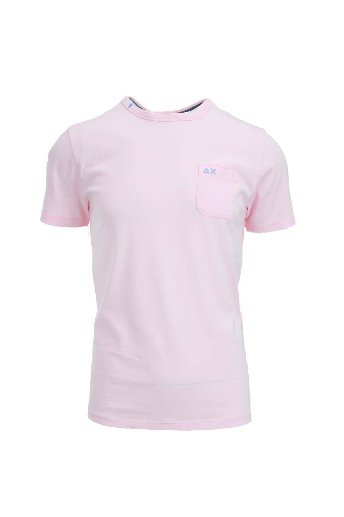 T-shirt in cotone con taschino 