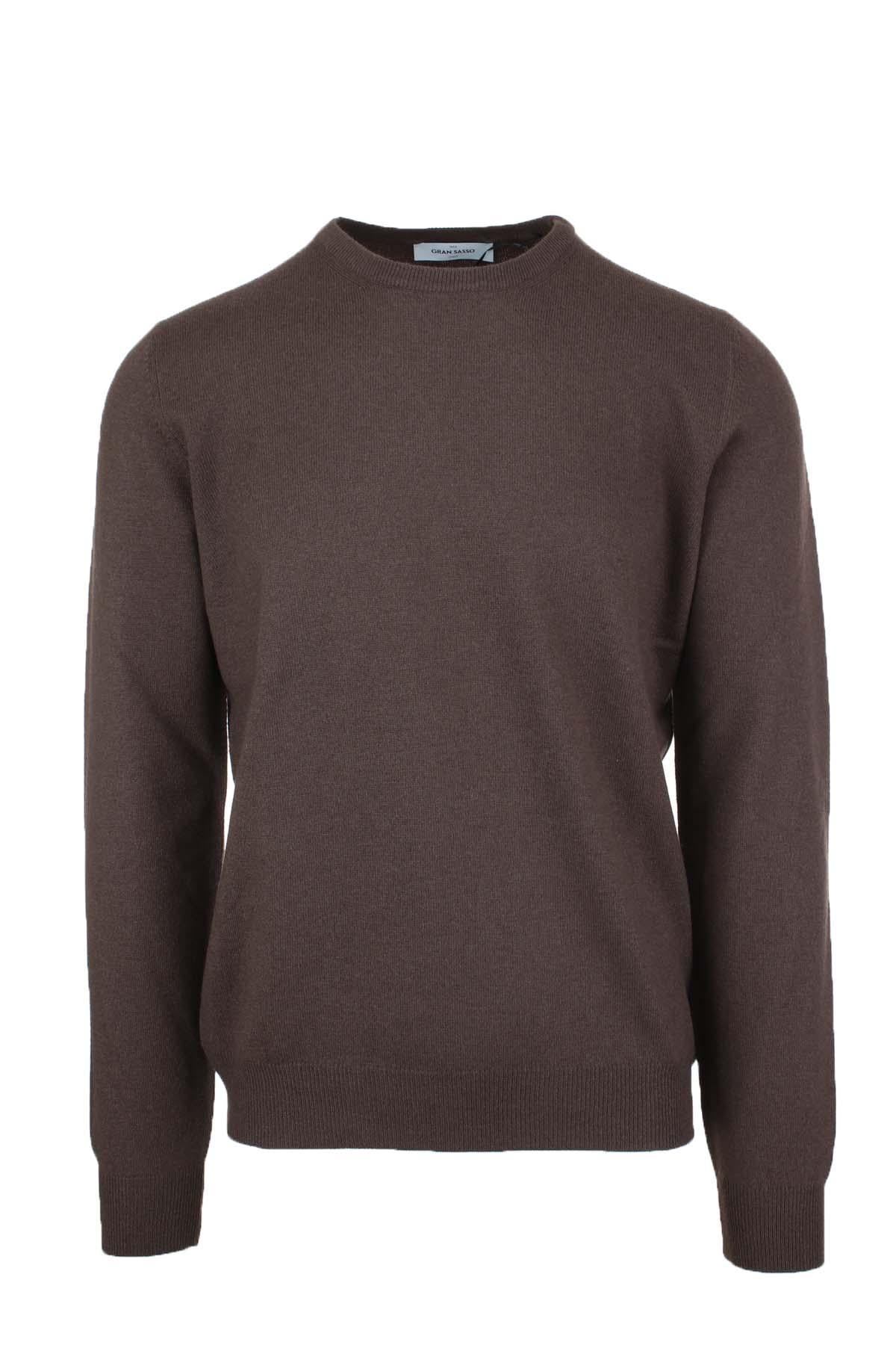 Maglia girocollo in lana cachemire 