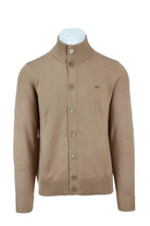 Maglia cardigan collo alto bottoni 
