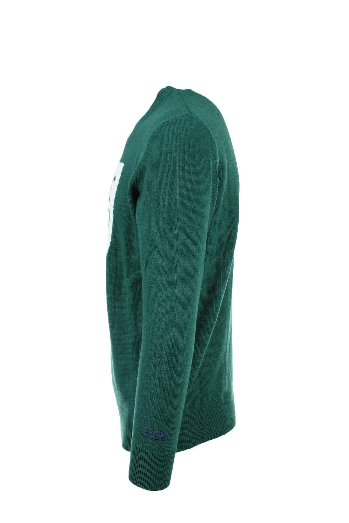 Maglia pullover girocollo in lana Wine Not 