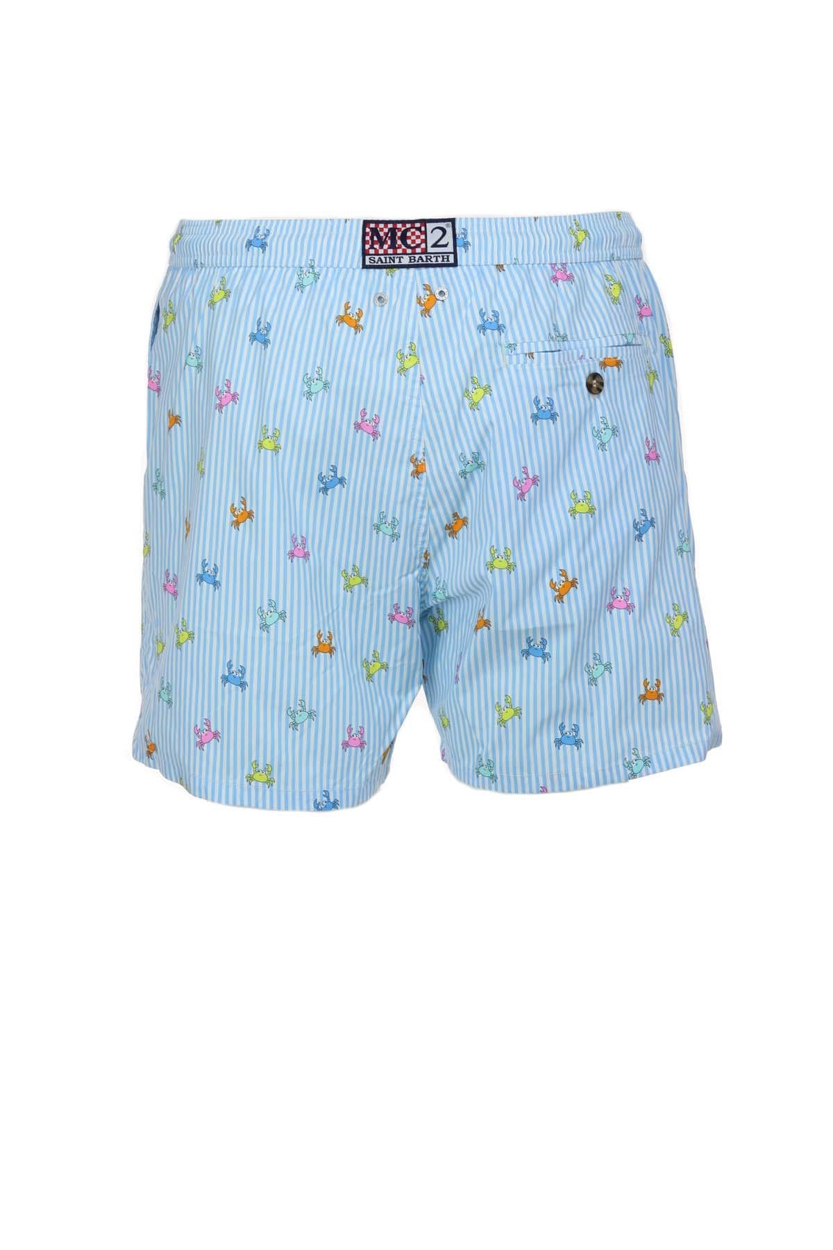 Costume Uomo Fantasia Granchi Multicolor righe 