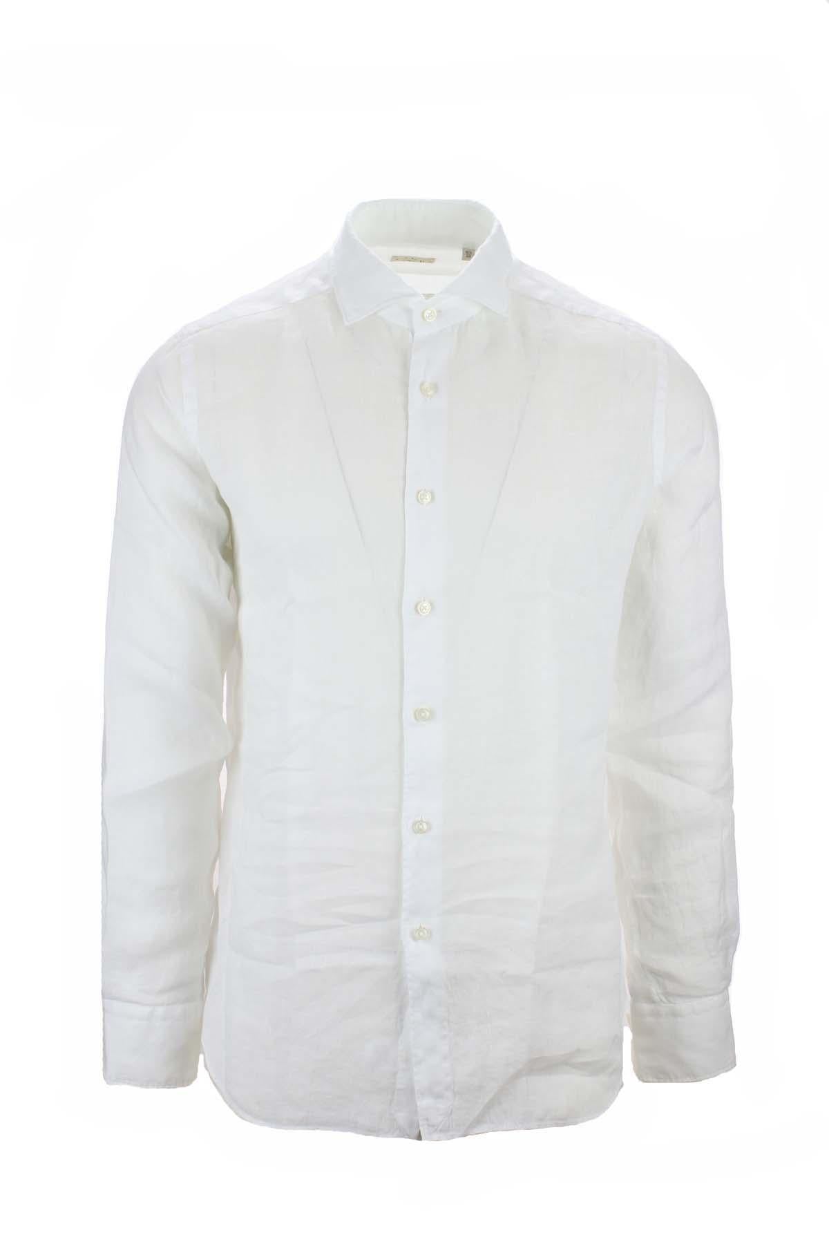 Camicia in Lino uomo Manica Lunga 