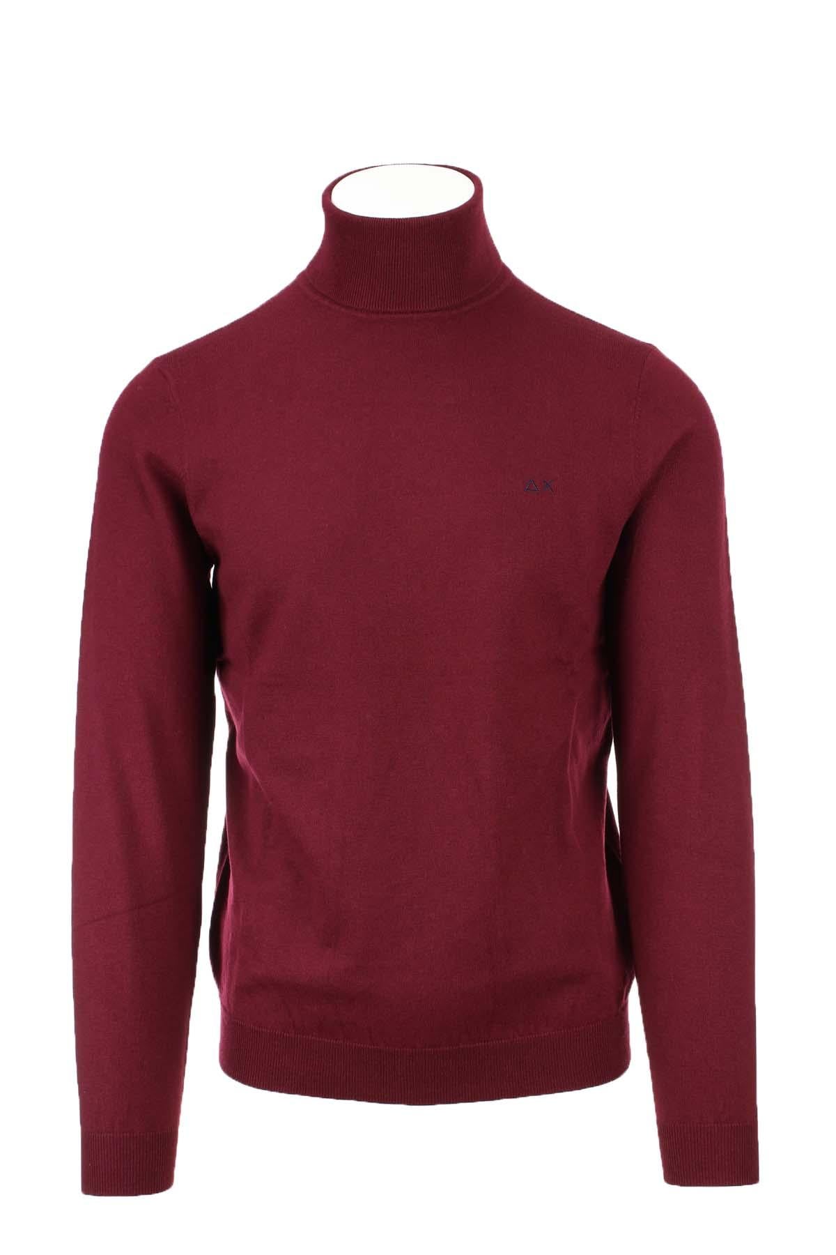 Maglia dolcevita in lana cotone 
