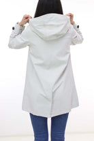 Trench impermeabule con cappuccio 