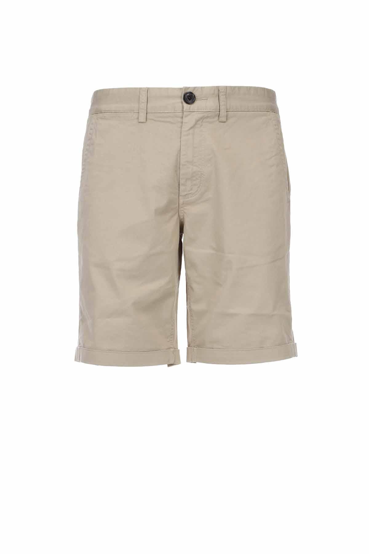 Pantalone bermuda cotone stretch 