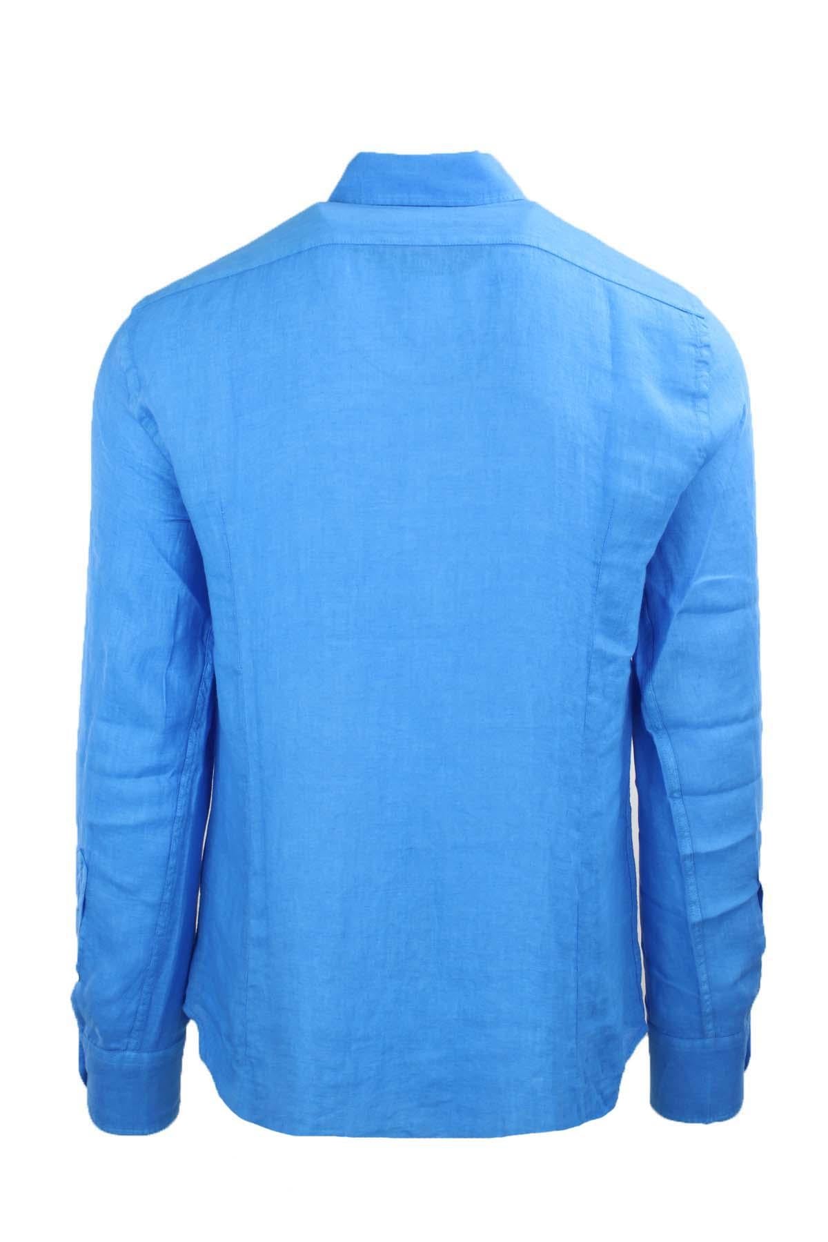 Camicia in lino manica lunga Pamplona Saint Barth MC2 