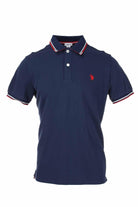 Polo mezza manica bordi colorati 