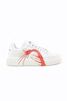 Sneaker in pelle liscia con logo in contrasto Richmond 