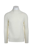 Maglia lupo in lana a coste inglese 