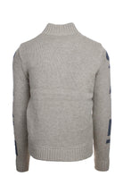 Giubbotto in maglia di lana e nylon imbottito 
