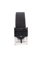 Cintura in pelle elasticizzata double face 
