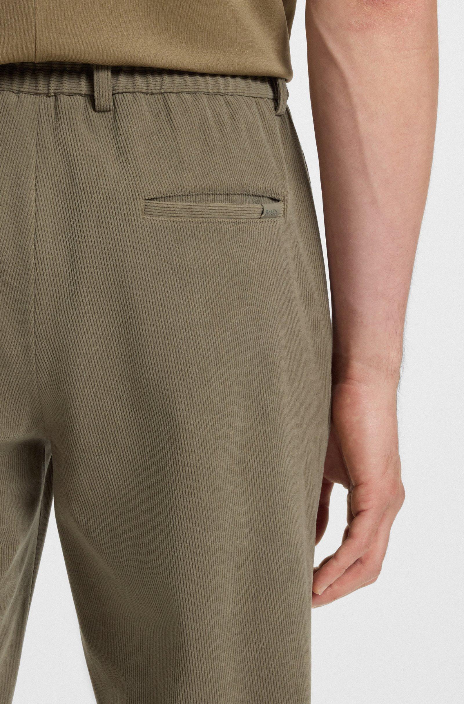 Pantalone tasche america in velluto 1000 righe 