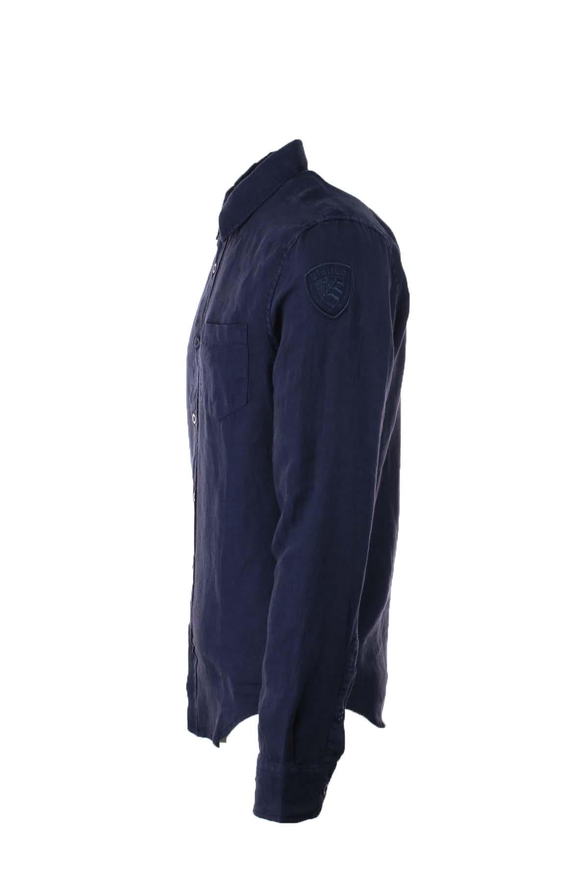 Camicia in lino manica lunga 