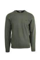 Maglia girocollo in lana e cotone 