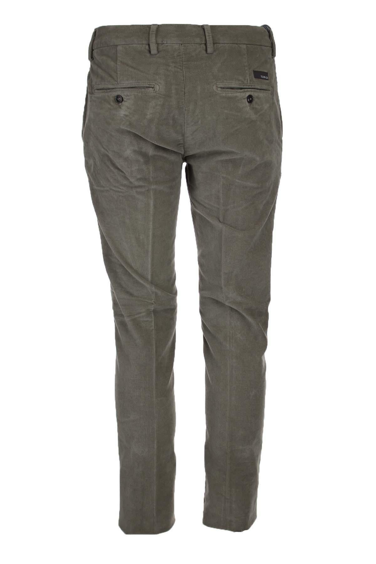 Pantalone chino in cotone armaturato stretch 
