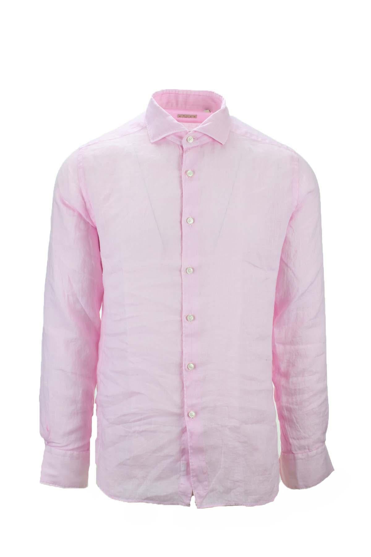 Camicia in Lino uomo Manica Lunga 