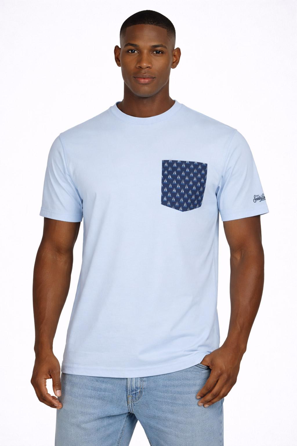 Tshirt con taschino vele 