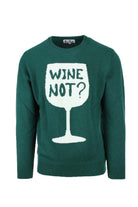 Maglia pullover girocollo in lana Wine Not 