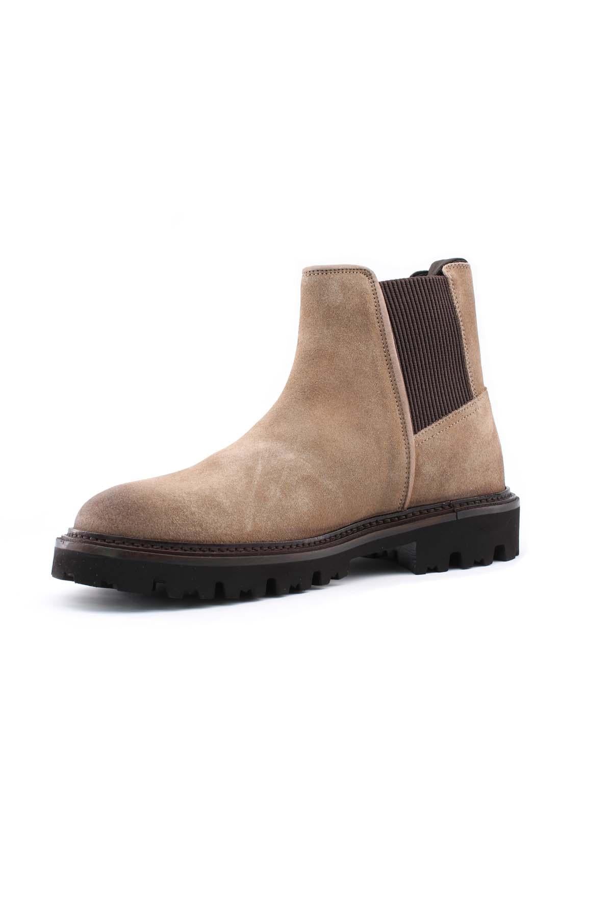 Stivaletti chelsea in pelle scamosciata 