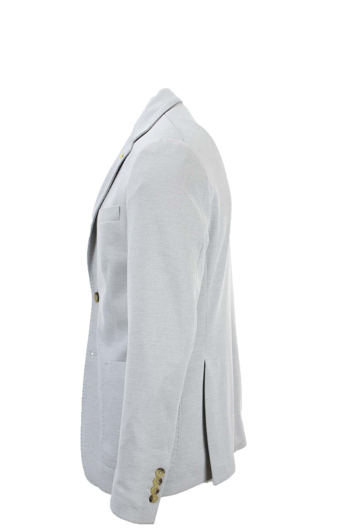 Giacca monopetto in tessuto stretch 