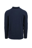 Polo manica lunga in piquet di cotone con logo 