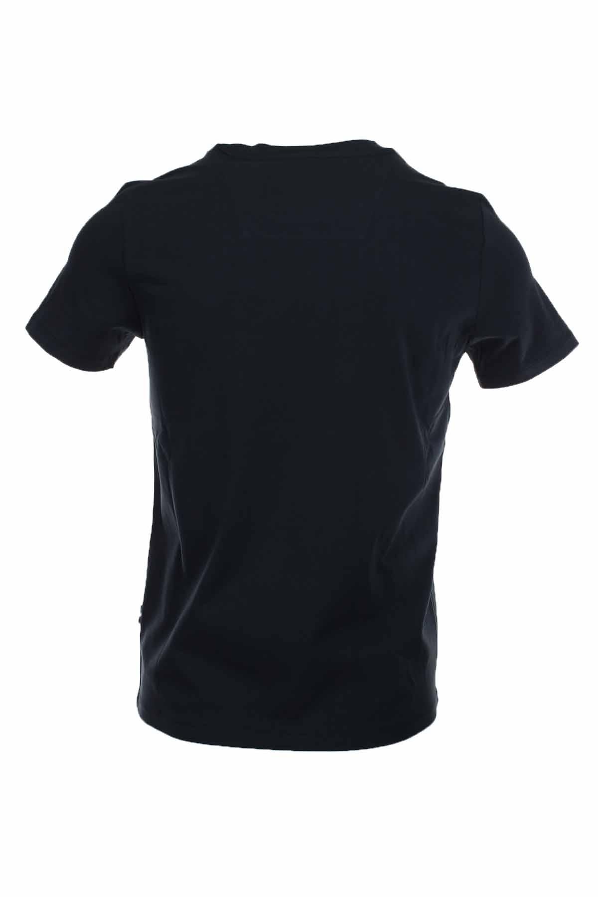 T-shirt mezza manica banda centrale 