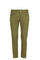 Pantalone cotone e lino elasticizzato 5 tasche