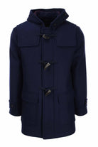 Montgomery con cappuccio e alamari 