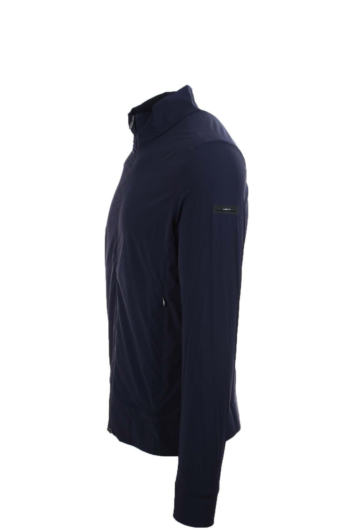 Giubbino Bomber full zip in tessuto tecnico 