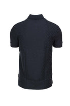 Polo mezza manica con monogrammi Boss 